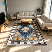 Tapis imprimés personnalisés, tapis à impression persan, tapis vintage 3D, tapis de décoration intérieure, tapis de sol, tapis imprimé en velours commercial