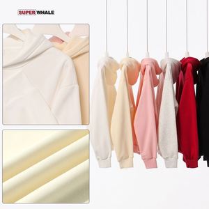 Streetwear <b>Long</b> Sleeve Loose High Quality <b>Hoodie</b> Heavyweight Drop Shoulder <b>Oversized</b> <b>Hoodie</b> - Product Image 3