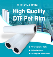 Xin volant prix raisonnable produit nouveau rouleau de transfert thermique film polyester impression imprimante numérique 30/60cm film polyester