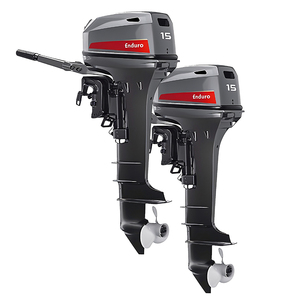 Nouveau Moteur à Essence 2 Temps 15 CV avec Système de Démarrage et Refroidissement par Eau pour Bateaux de Pêche - Vente Flash - Product Image 2
