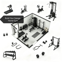 Ensemble d'équipements de fitness pour la maison, conception de salle de sport à domicile, station d'entraînement complète réglable OEM ODM