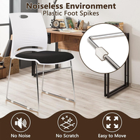 Chaise de conférence empilable moderne en tissu rembourré pour hôtel, banquet, réunion, formation, événement, mariage, en métal – Vente en gros