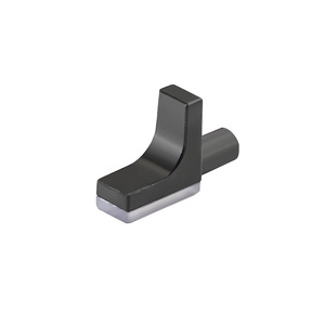 Support d'étagère en acier inoxydable argenté durable avec ventouse en PVC pour fixation d'étagère en verre dans armoire ou placard - Product Image 2