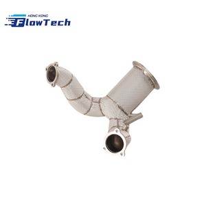 Tubo de Escape de Acero Inoxidable para Porsche Cayenne Q7 Q8 3.0T V6, Tubo de Escape Turbo de Alto Flujo - Product Image 1