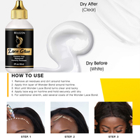 Lem Wig emas tahan air 60ml, lem renda kekuatan ekstra genggam depan tahan air