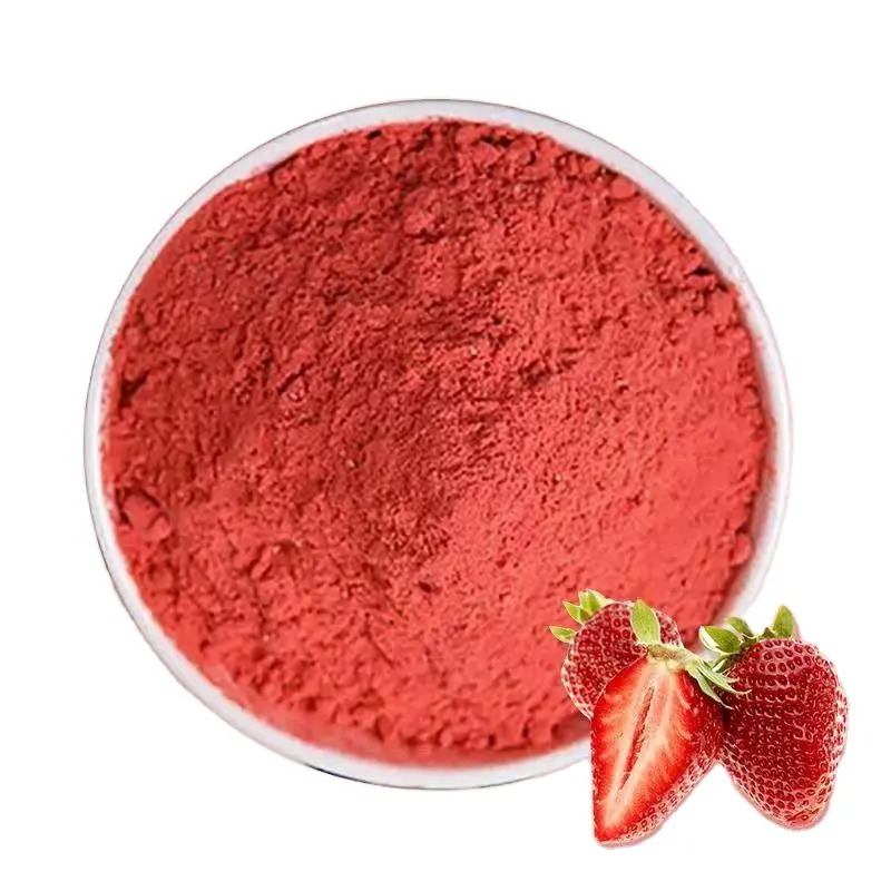 Erdbeerenpulver Geschmack Frucht-Erdbeerenpulver zu einem günstigen Preis Probe Massenware Erdbeersäfte-Pulver Geschmack