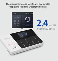 PGST haute qualité Anti-voleur 4G LTE GSM GPRS ABS système d'alarme de sécurité à domicile avec porte fenêtre WiFi capteurs usine en gros