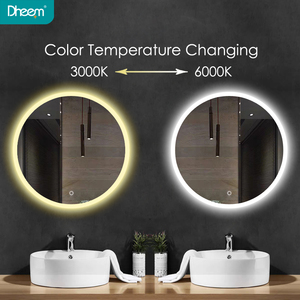 DHEEM Nordique En Gros Cheveux <span class=keywords><strong>LED</strong></span> <span class=keywords><strong>Toilette</strong></span> Miroirs - Product Image 3