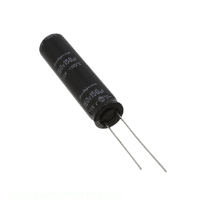 Distribuidor Autorizado, Condensador de Aluminio de 150 uF, 20%, 160V, Radial, 160TXW150MEFR10X40 - Product Image 1