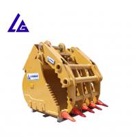 Bucket Multiguna untuk Mini Excavator 3-8 Ton, Penanganan Sampah dan Limbah Hijau untuk Lanskap, CE, 18 Bulan