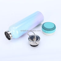 Botol Minum Vakum Dinding Ganda 2026 Emerit Terpanas dengan Logo Kustom, Pemutar Musik Pelangi Cerdas, Speaker Bluetooth