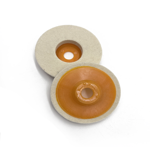 Ruote disco lucidanti in feltro di lana arancione angolare in lana lucidante per lucidare la ruota in feltro di lana lucidante in vetro duro - Product Image 1