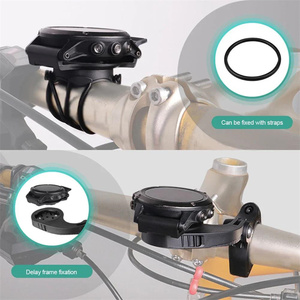 Bicycle <strong>Computer</strong> Stopwatch Holder QuickFit for Garmin Bike Speedometer Mount <strong>MTB</strong> Bike Watch Bracket Cycling 20/22/26mm - Product Image 4