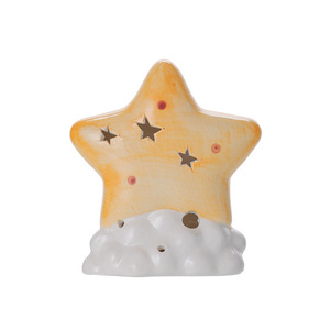 European Ceramic Star-shaped Christmas Ornament Night <b>Light</b> Eco-Friendly Birthday Gift Living Room Ornament <b>Sleep</b> Lamp - Product Image 6