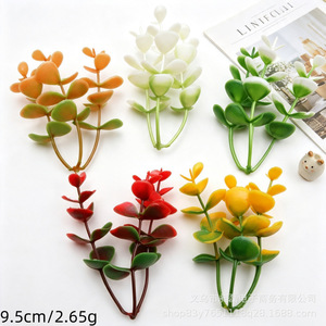 Artificial Eucalyptus <b>Leaves</b> Bouquet Ga217 <b>Decorative</b> Plant <b>Wall</b> Accessory For Diy Rattan Wreath - Product Image 3