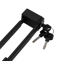 Antivol pliable professionnel pour vélos, longueur étendue 117 cm avec articulations souples