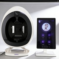 AISIA Q1 Microscope de diagnostic cutané 3D AI, appareil de caméra d'analyse de la peau, machine d'analyse de l'hydratation et de l'acné de la peau à 8 spectres