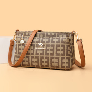 Nuova <span class=keywords><strong>Borsa</strong></span> Estiva alla Moda per Donna in PU, Versatile <span class=keywords><strong>Borsa</strong></span> a <span class=keywords><strong>Tracolla</strong></span> di Grande Capacità con Cerniera - Product Image 2