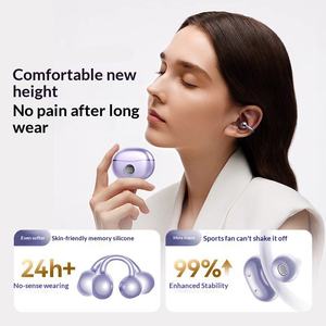 Écouteurs Bluetooth D151 à clipser avec processus d'électrodéposition avancé ultra-confortable, longue autonomie et affichage numérique - Product Image 5