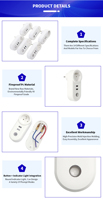 Prise murale intelligente multi-prises UE, US, UK, AU, FR, JPN, IT, SE, BR, Inde avec double port USB et Wi-Fi, boîtiers en plastique PC