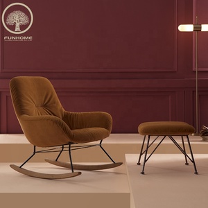 Upholstered <strong>Tub</strong> <strong>Chair</strong> Rocking <strong>Chair</strong> <strong>Cheap</strong> Rocking <strong>Chairs</strong> - Product Image 5