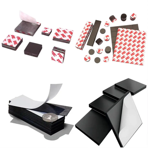 Special Offer Rubber Magnet Sheets Flexible <b>Adhesive</b> <b>Magnetic</b> Rolls Customizable Strips for DIY Projects - Product Image 1