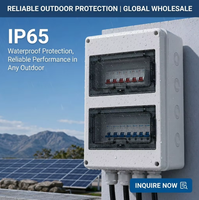 Boîtier de distribution solaire triphasé 63A avec protection multi-circuits, double fonction AC/DC pour applications d'onduleurs solaires commerciaux