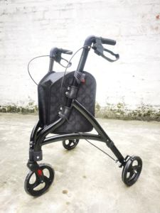 Déambulateurs à <span class=keywords><strong>trois</strong></span> <span class=keywords><strong>roues</strong></span> avec sacs de courses volumineux, déambulateur léger, tricycle pour personnes âgées - Product Image 3