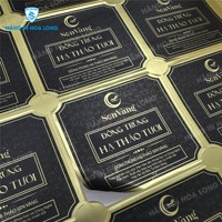 Autocollants en vinyle métallisé or et argent, imperméables, découpés sur mesure, fabricant OEM au Vietnam