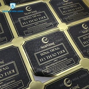 Etiquetas Adhesivas Metálicas Doradas y Plateadas, Resistentes al Agua, Personalizadas, Cortadas a Troquel, Fabricante y Proveedor OEM de Vietnam - Product Image 5