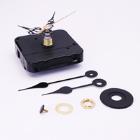 Kit Pengganti DIY Quartz untuk Mekanisme Jam Dinding Persegi dengan Jarum Pendek Desain Modern Torsi Tinggi Operasi Senyap