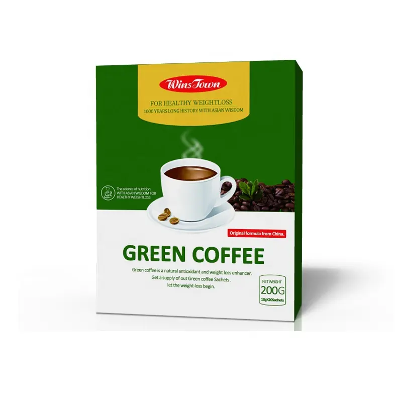 デトックスカスタムグリーンコーヒー減量は健康を維持し、カスタマイズされたプライベートラベルを提供します