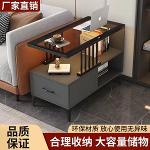Wan Yusen <b>Side</b> <b>Table</b> 58cm 1 Drawer <b>Storage</b> Shelf For Living Room Minimalist Design - Product Image 4