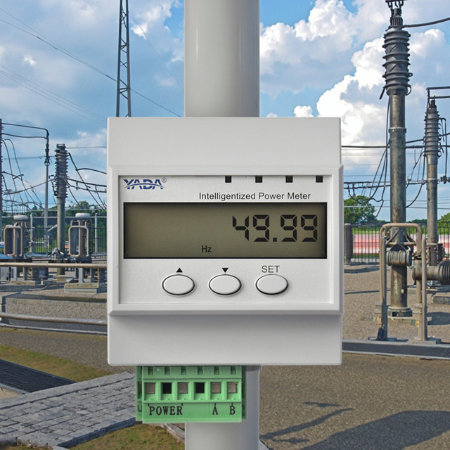YADA Multi-loop Measures Current Voltage and Power Factor DIN Rail Installation KWH Meter Three-Phase Digital Energy Meter