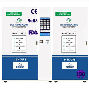Factory Supply Custom 21.5 Inch Touch Screen Smart Pharmacy Kiosk 4-25°C 310 Ch Drug Vending Machine Pharma Kiosk With Printer - Product Image 1