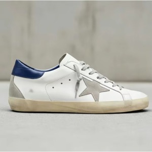 Zapatillas Deportivas de Lujo de Primera Calidad, de Cuero Genuino, con Cordones, Estilo Casual, con Motivos de Estrellas, para Hombre - Product Image 1