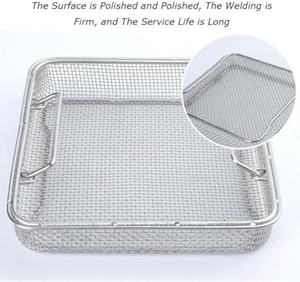 ตะกร้าสเตนเลสสตีลทำมือ ทนทาน คลาสสิก แบบตั้งพื้น สำหรับฆ่าเชื้ออุปกรณ์เครื่องบิน ขนาด 60x40x30 ซม. ความจุ 350 มล. - Product Image 3