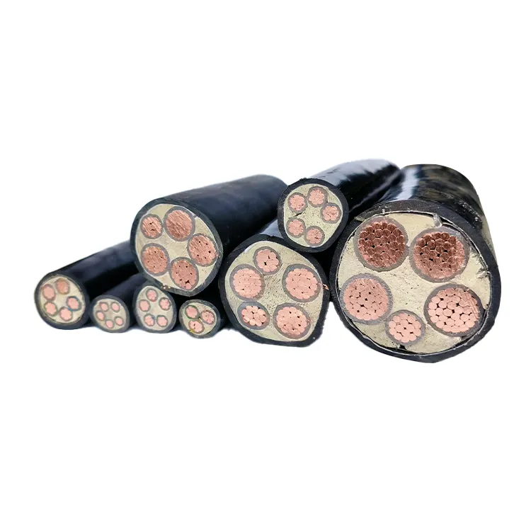 0.6/1KV low-voltage 4-core 95mm 240mm2 PVC insulated and armored underground power cable