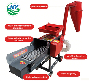 Broyeur de fourrage multifonctionnel 3-en-1 et mélangeur d'ensilage intégré pour bovins, ovins, volailles – Haute efficacité - Product Image 3