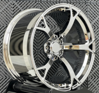 Jantes chromées forgées 17-20 pouces 5x114.3 120 compatibles avec Nismo V1 G35 G37 Q50 Q60 pour voitures particulières et pneus, jantes chromées, jantes en aluminium forgé