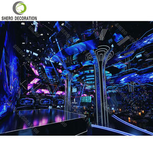 Diseño de discoteca de alta gama, muebles de lujo para discoteca, barra de bar personalizada, luces de DJ para decoración de discotecas - Product Image 3