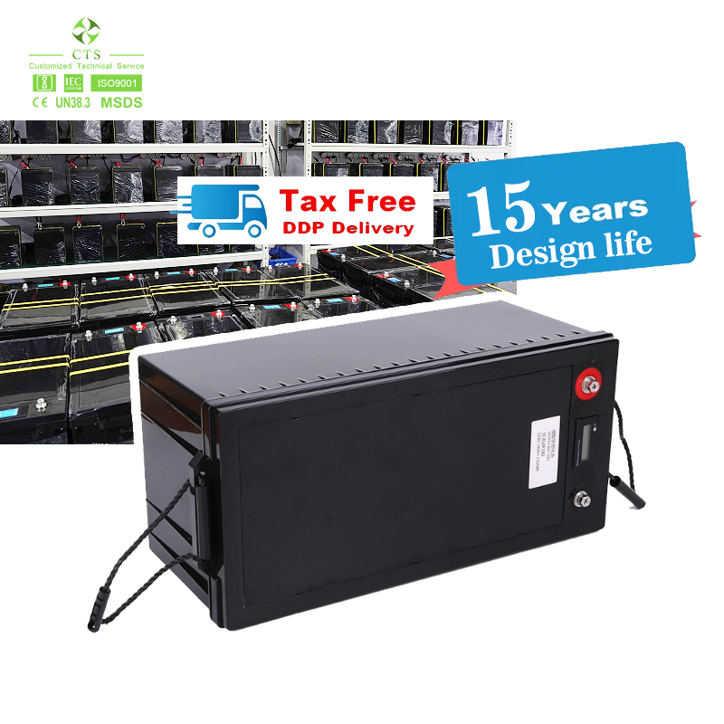 Wholesale Rechargeable <strong>12v</strong> Lithium <strong>Battery</strong> 24v <strong>100ah</strong> 135ah <strong>Lifepo4</strong> <strong>Battery</strong> Pack for RV Golf Cart Sailboat