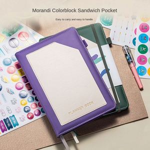Agenda A5, carnet de notes, journal secret, objectif hebdomadaire, habit, SC, couverture rigide, reliure en cuir, reliure cousue, spirale, format A3, pour usage scolaire - Product Image 3