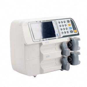 Pompe à <span class=keywords><strong>seringue</strong></span> à perfusion vétérinaire à deux canaux - Product Image 2