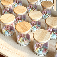 Bougie parfumée personnalisée, taille mignonne, thème ours, bougie colorée, parfum intense, bougies d'aromathérapie pour cadeau de baby shower ou d'anniversaire