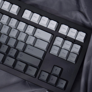 Màu xám/Tím/Cyan Gradient phía trước/bên khắc Bàn Phím Cơ 125 phím Keycaps PBT dye-thăng hoa Chiều cao hồ sơ Anh Đào cho - Product Image 4