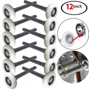 Roulement de porte de <span class=keywords><strong>garage</strong></span> en acier inoxydable de 2 pouces Roues à rouleaux à <span class=keywords><strong>double</strong></span> section 6200zz Roulement en nylon pour garages - Product Image 6