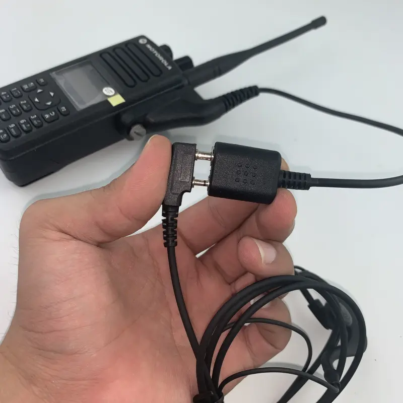 Adaptor Earphone K untuk Motorola DP4800 DP4801E xarnold 550 Walkie Talkie