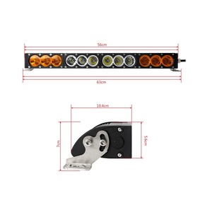 Universal Dual <span class=keywords><strong>สี</strong></span>รถบรรทุกรถยนต์บนชั้นดาดฟ้า LED แถบไฟฉุกเฉิน - Product Image 6