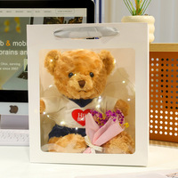 Ours en peluche, cadeau pour meilleure amie, cadeau pour petite amie, jouets dinosaures, adorable peluche, jouet créatif pour enfants, poupées Labubu, couple, anniversaire, souvenir